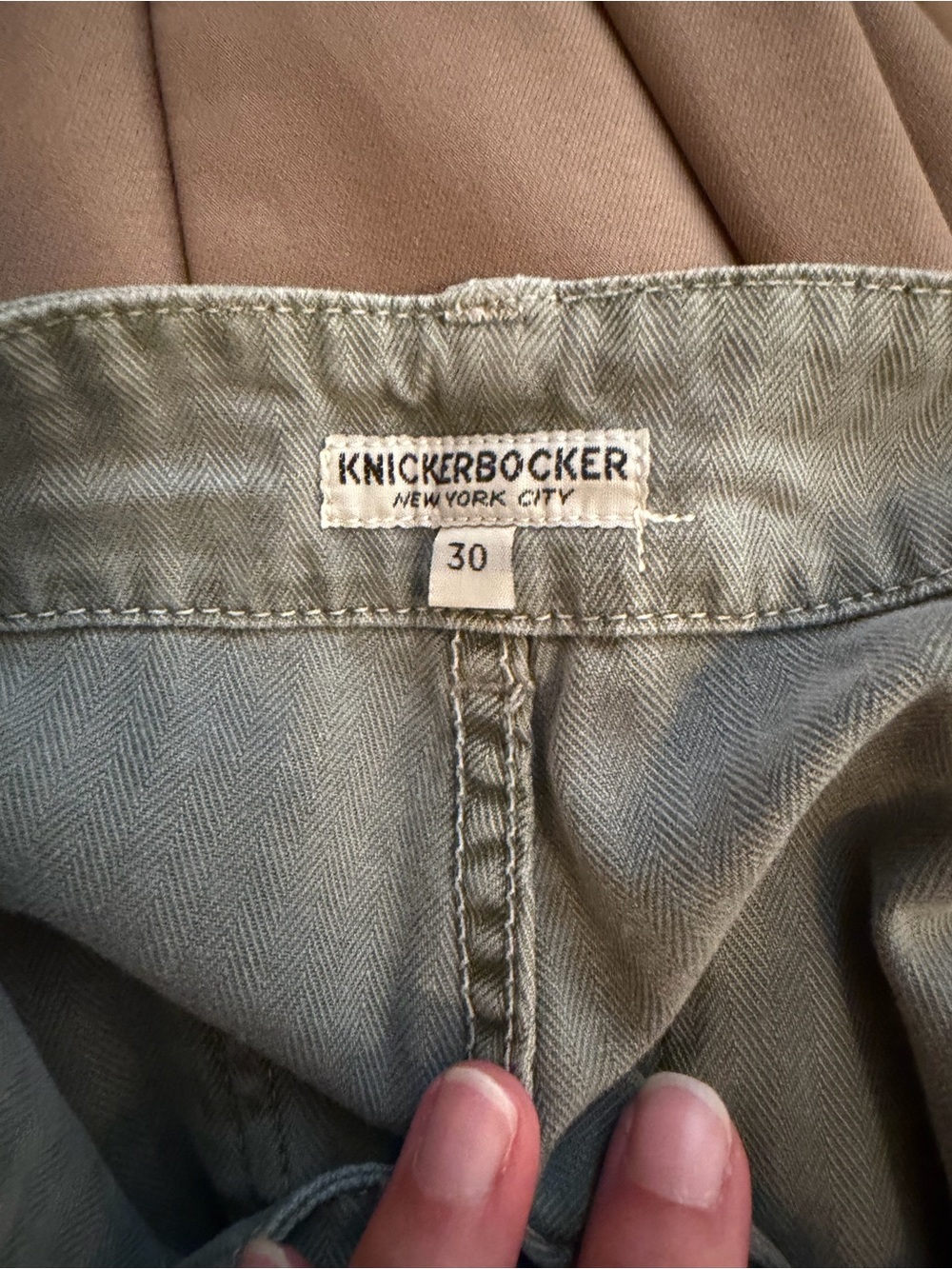 Knickerbocker Green  Men's Chinos - Picture 2 of 2